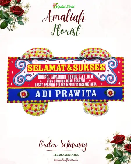 Papan Bunga Ucapan Selamat Lampung Tengah